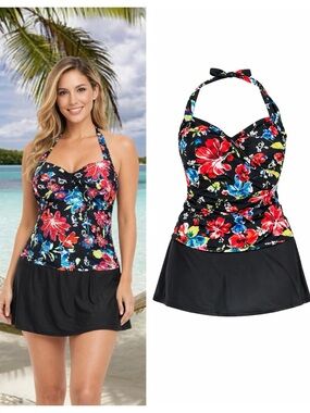 Chadwick’s Shape Benefits Halter Swimsuit